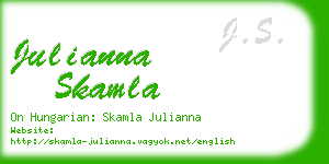 julianna skamla business card